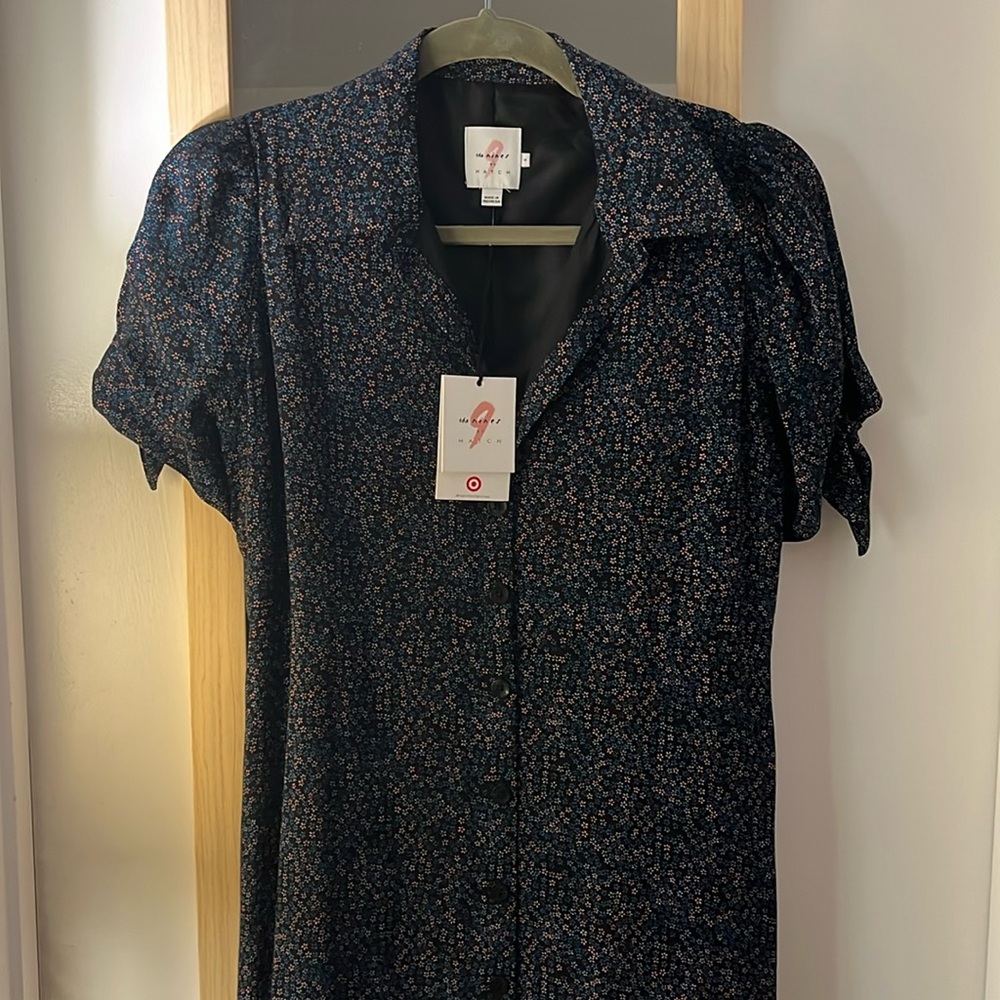 Hatch Floral Maternity Dress Size Small